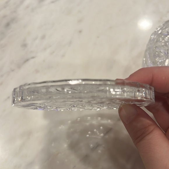 Godinger Dublin set of 4 glass coasters - Picture 4 of 4